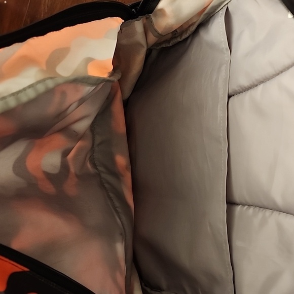 Lands End Kids Classmates Orange camo backpack Medium - Picture 6 of 7